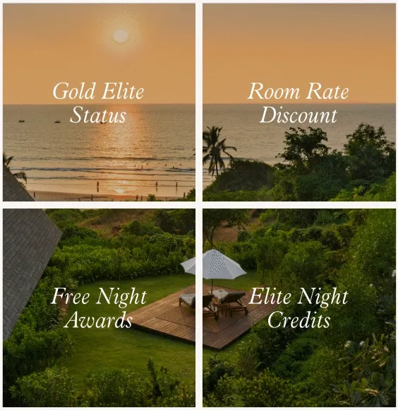Gold Elite Status benefit | Room Rate Discount benefit | Free Night Awards benefit | Elite Night Credits benefit