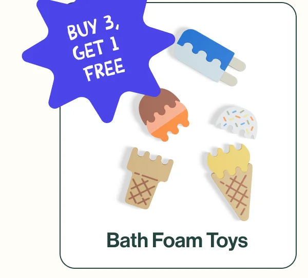 Buy 3, Get 1 Free . Bath Foam Toys