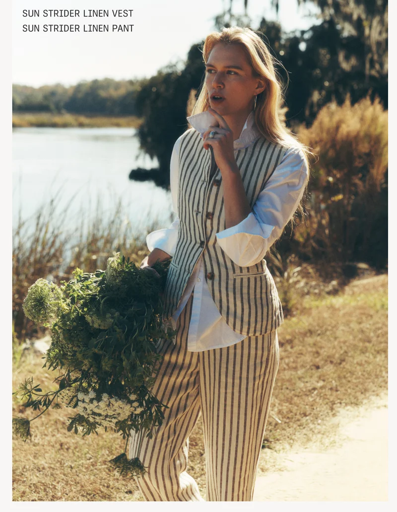 Sun Strider Linen Pant