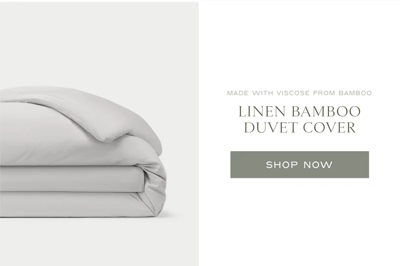 Shop The Linen Bamboo Duvet Cover