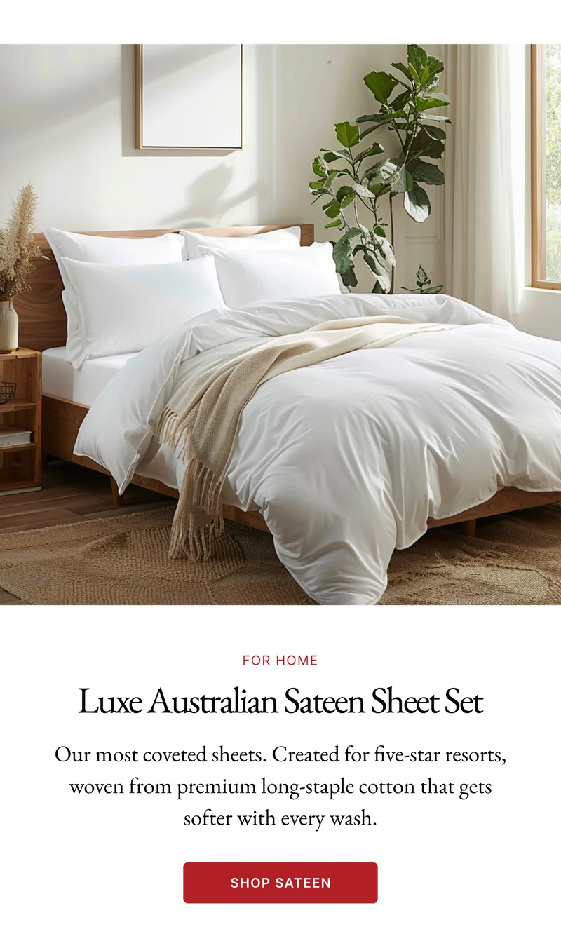 Luxe Australian Sateen Sheet Set