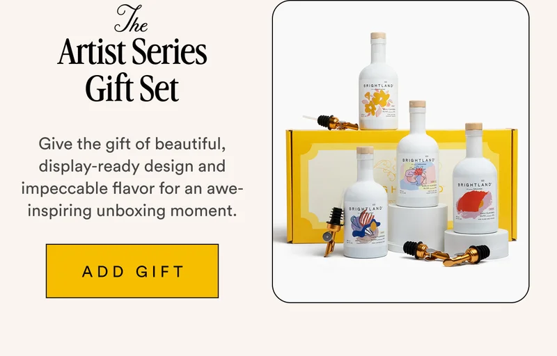 The Artist Series Gift Set Give the gift of beautiful, display-ready design and impeccable flavor for an awe-inspiring unboxing moment. ADD GIFT