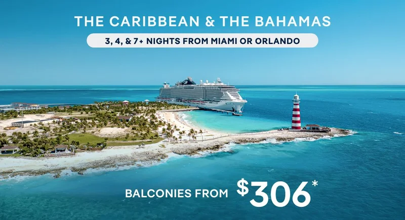 The Caribbean & The Bahamas – Click to View Cruises & Book Now