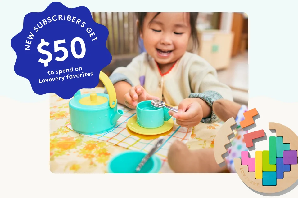New subscribers get $50 to spend on Lovevery favorites