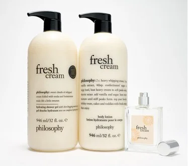 philosophy fresh cream celebration layering collection 3pc