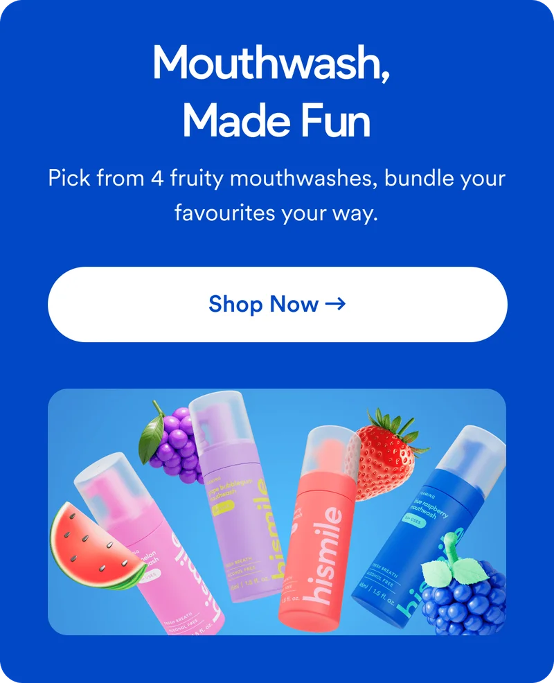 Mouthwash, made fun! Pick from 4 fruity mouthwashes, bundle your favourites your way. Shop now!
