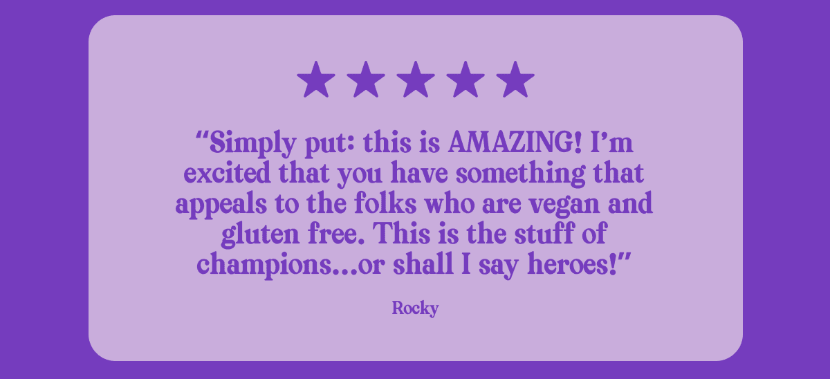 Gluten Free Vegan Be Heroes