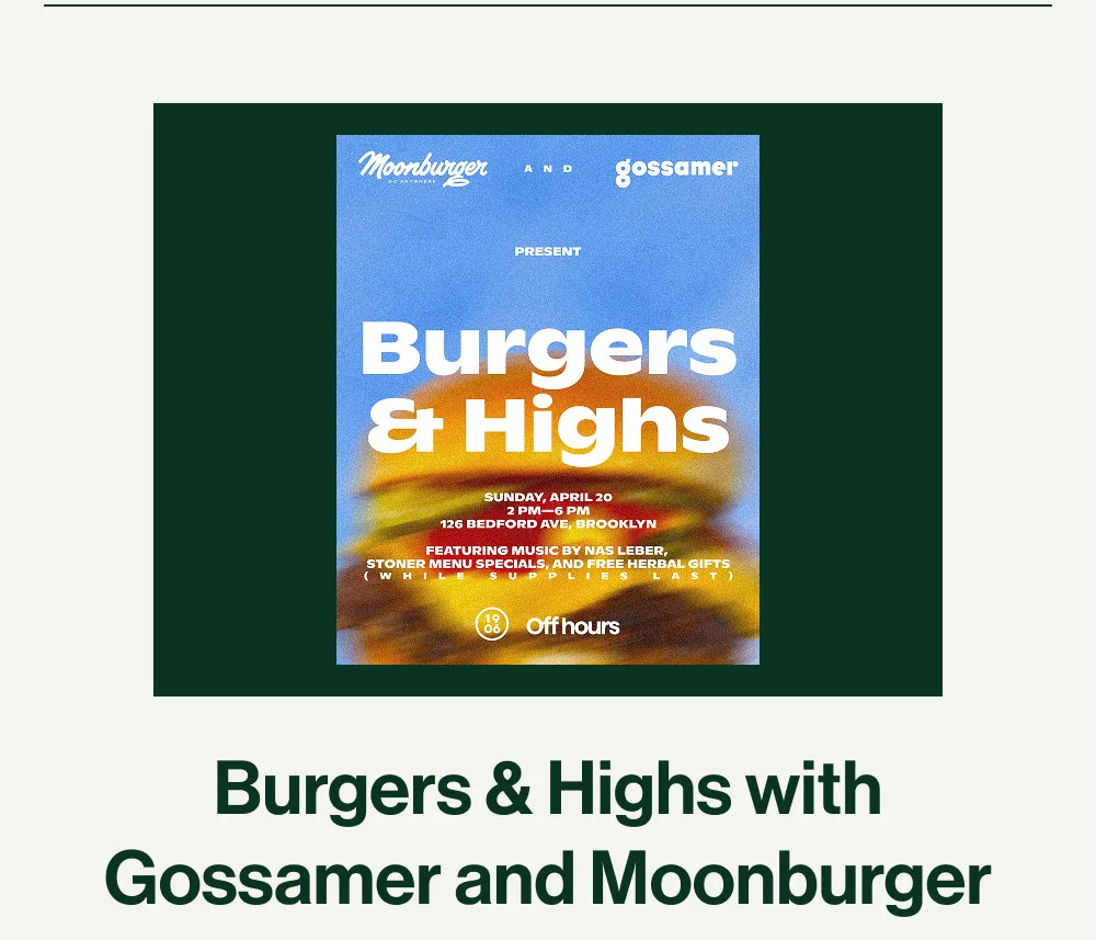 Burgers & Highs