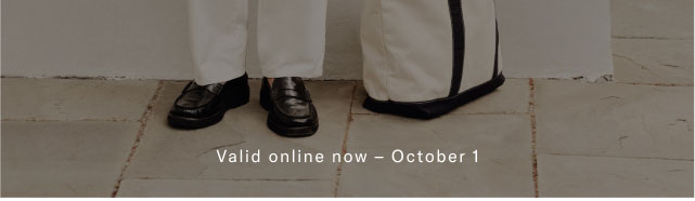 Valid in stores now - October 1