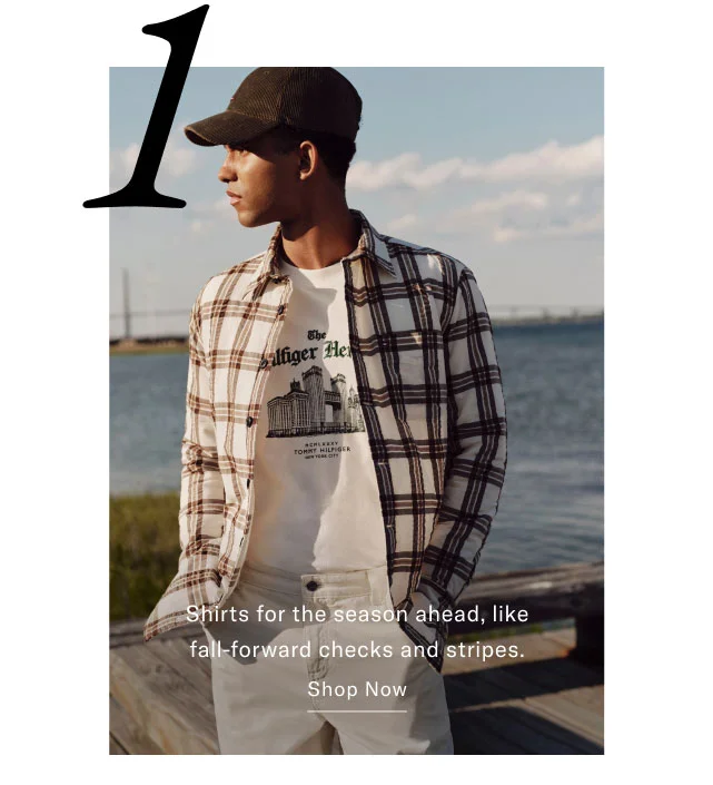Shirts for the season ahead, like fall-forward checks and stripes. Shop Now