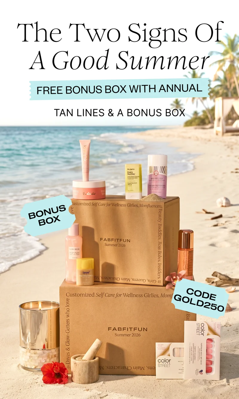 The Two Signs Of A Good Summer | FREE BONUS BOX WITH ANNUAL | TAN LINES & A BONUS BOX