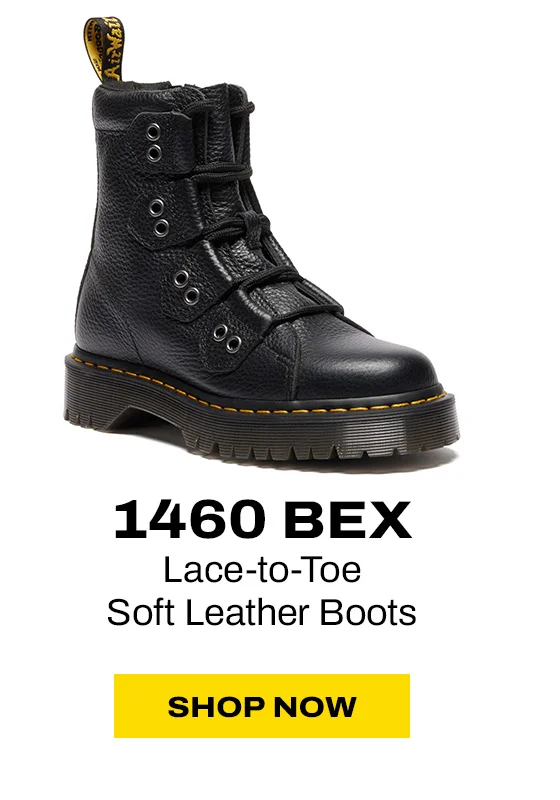 1460 Bex Lace-to-Toe Soft Leather Boots