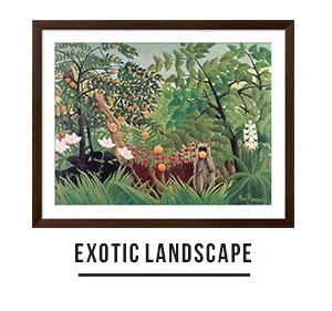 Exotic Landscape by Henri Rousseau