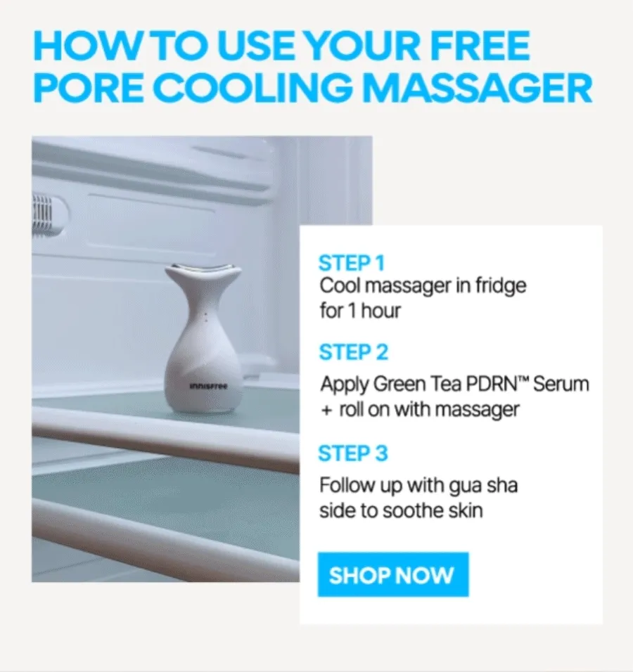 FREE PORE COOLING MASSAGER
