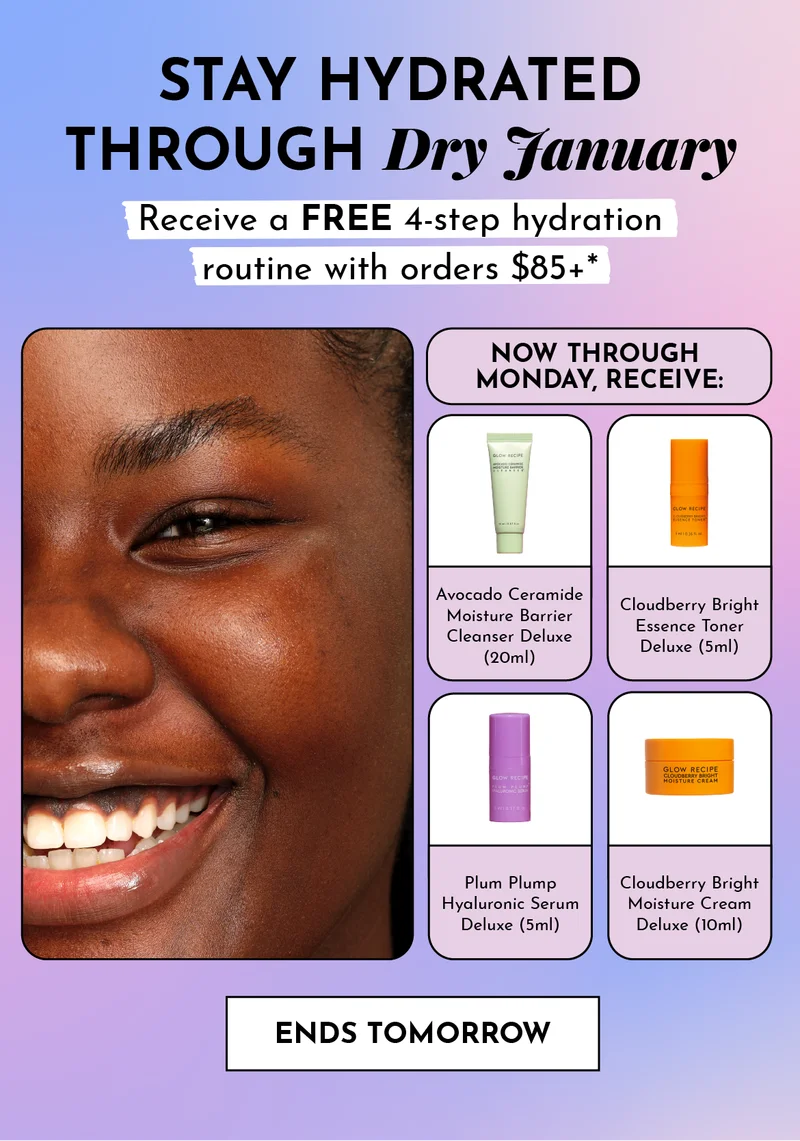 Free 4-step hydration routine with orders $85+
