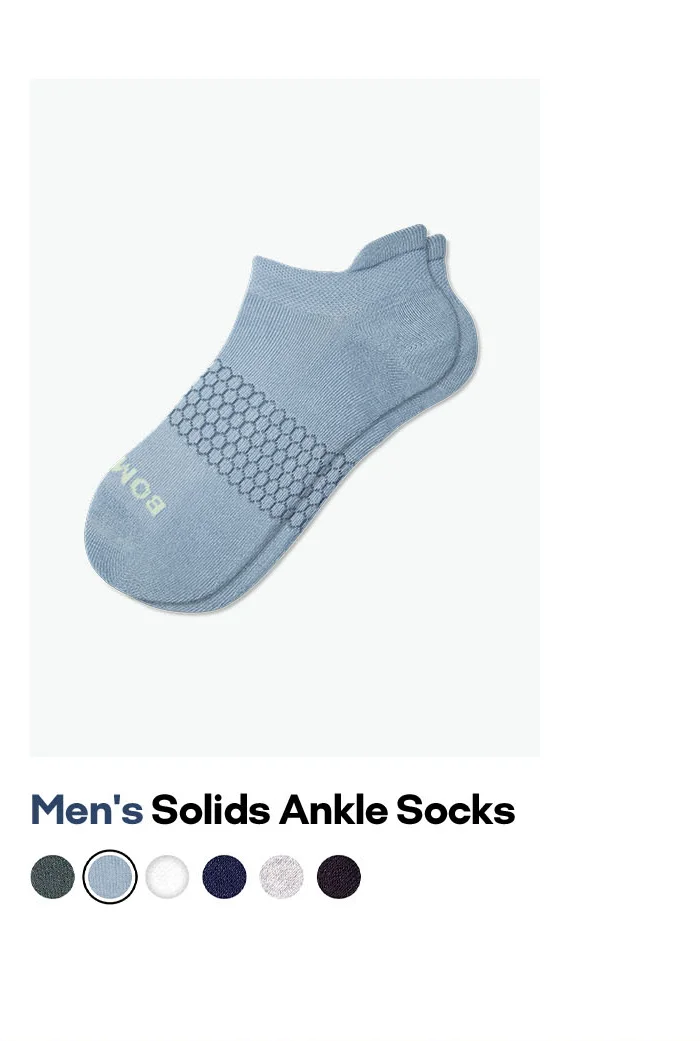 Men's Solids Ankle Socks