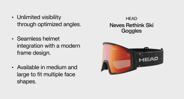 Neves Rethink Ski Goggles