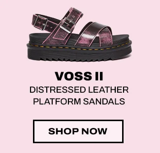 Voss II Distressed Leather Platform Sandals