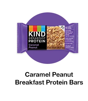Caramel Peanut Protein Breakfast Bars