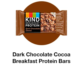 Dark Chocolate Cocoa Protein Breakfast Bars
