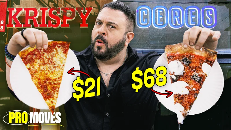 Adam Richman Eats NYC's Best Old School & New School Slices on Pro Moves