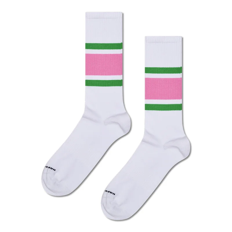 Simple Stripe Sneaker Sock