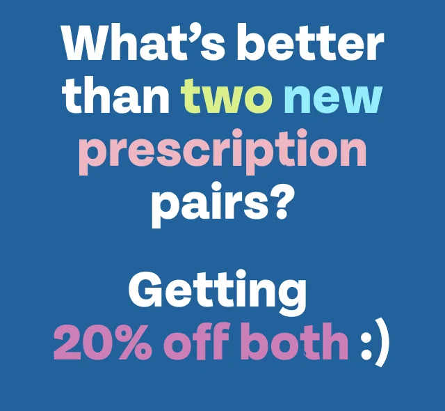 Getting 20% off both