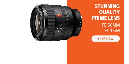 Stunning quality prime lens | FE 50mm F1.4 GM | Shop now