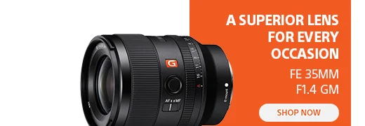 A superior lens for every occasion | FE 35mm f1.4 GM | Shop now
