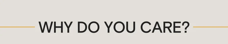 WHY DO YOU CARE?