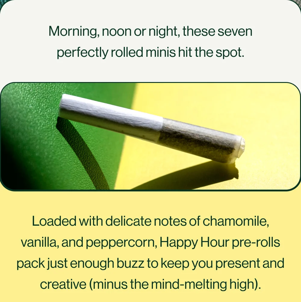 perfectly rolled minis hit the spot