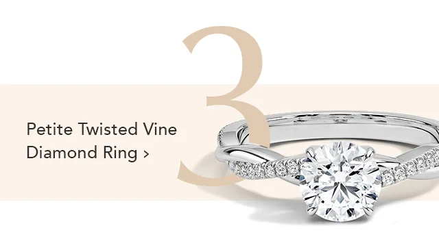 Petite Twisted Vine Diamond Ring