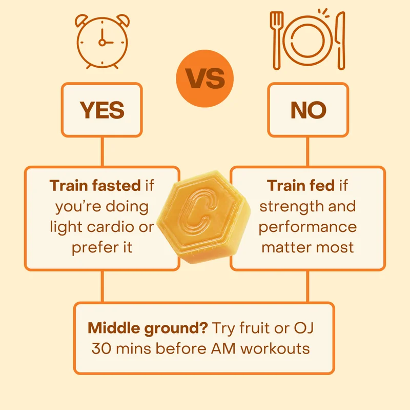 Training fasted vs Training fed.
