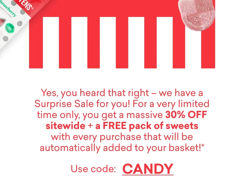 Use code: CANDY