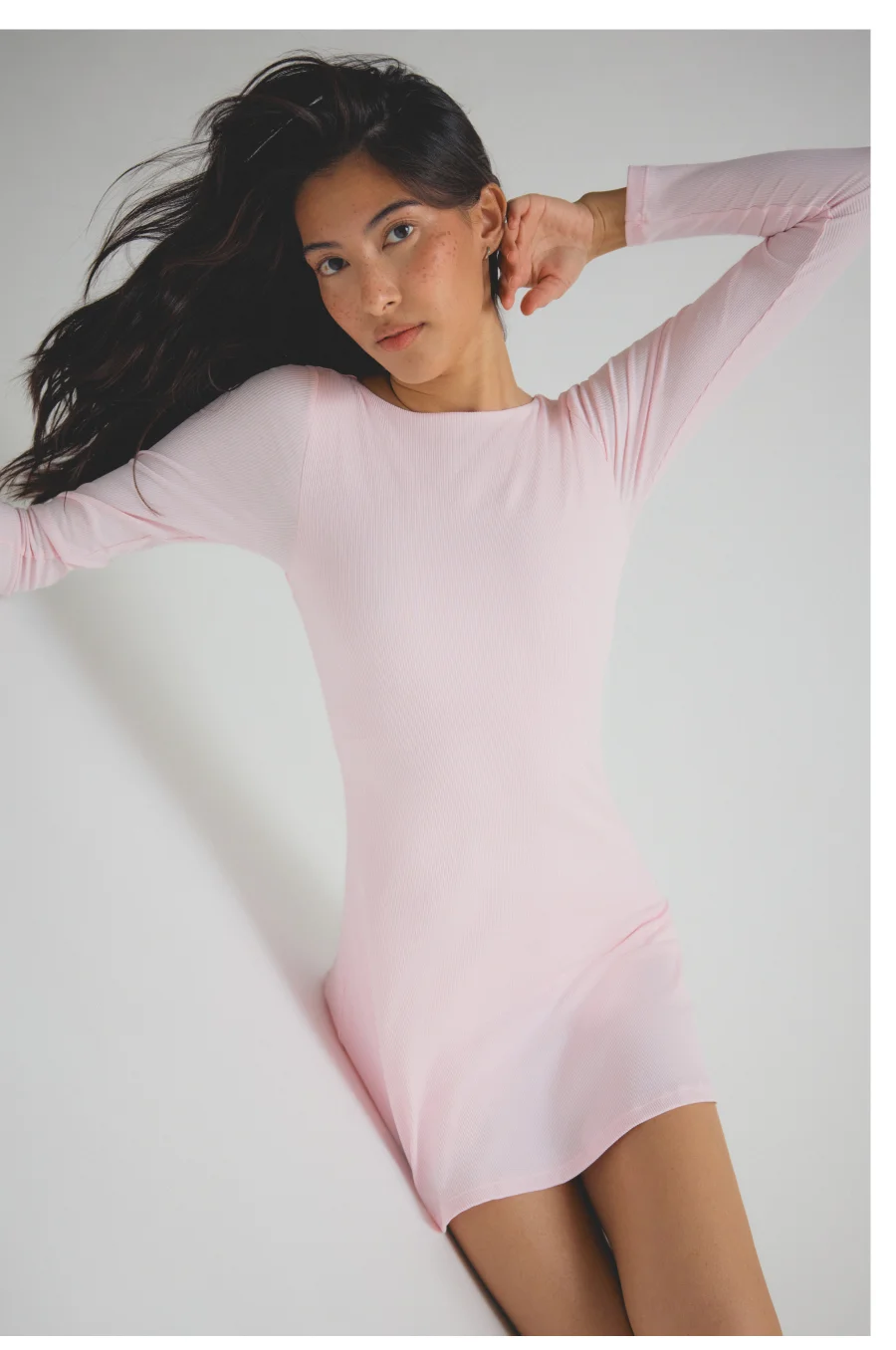 Ava Long Sleeve Mini Dress