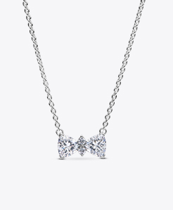 Sparkling Bow Necklace