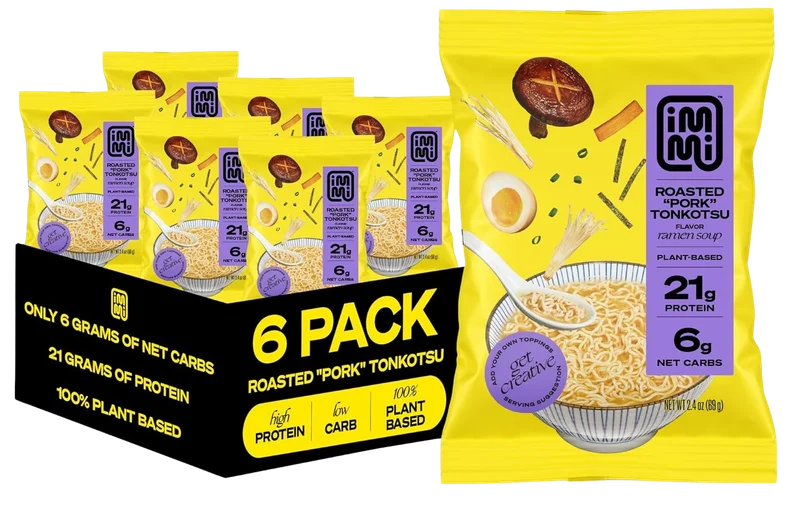 Image of Immi Roasted Plant-Based Pork Tonkotsu Ramen (6 Pack)