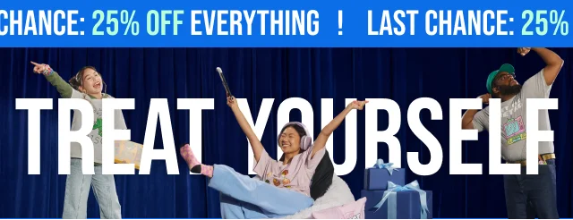 Last chance for 25% off