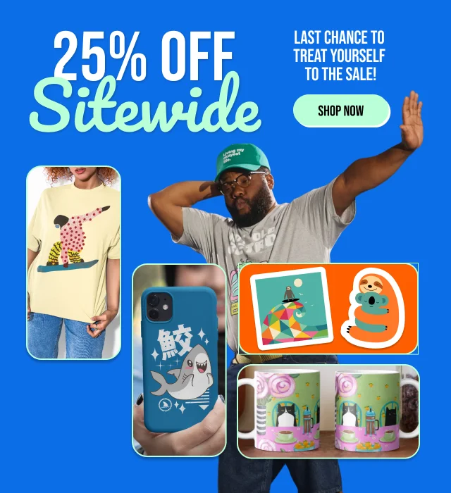 Last chance for Treat yourself with 25% off