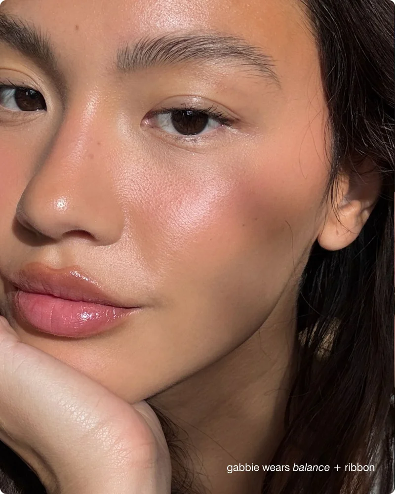 gabbie wears balance + ribbon