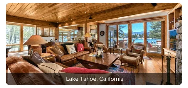 Unwind with peaceful water views in a charming lakeside vacation rental.