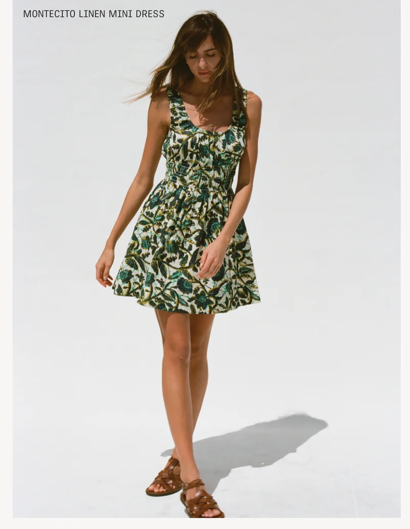 Montecito Linen Mini Dress
