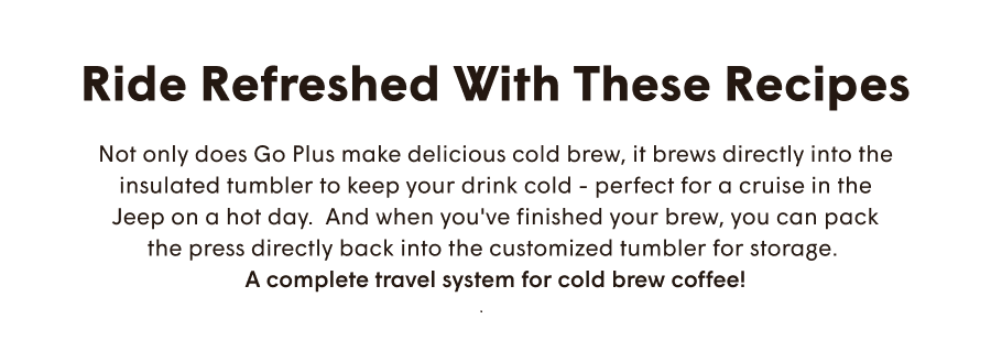 Ride Refreshed With These Recipes