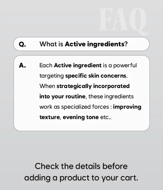 active ingredients