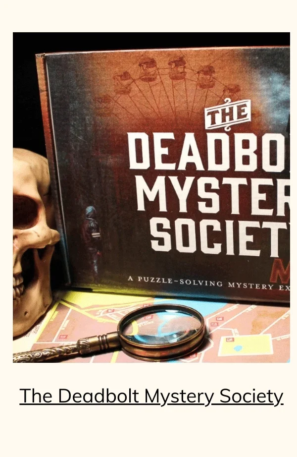 The Deadbolt Mystery Society Monthly Box