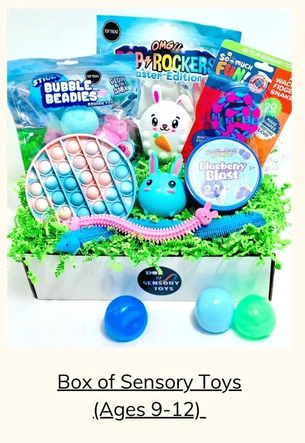 FIDGET TOY BOX for Tweens & Kids (9-12 years) Box of Sensory Toys
