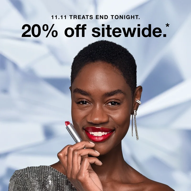 11.11 Treats End Tonight. 20% off sitewide.*