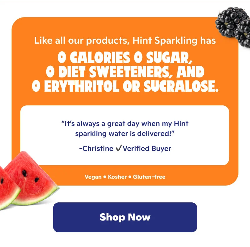 0 calories, 0 sugar, 0 diet sweeteners