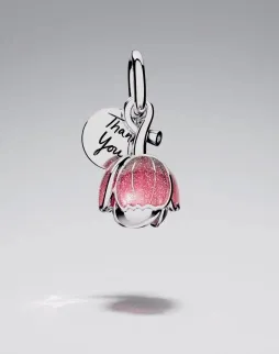 Pink Tulip Charm