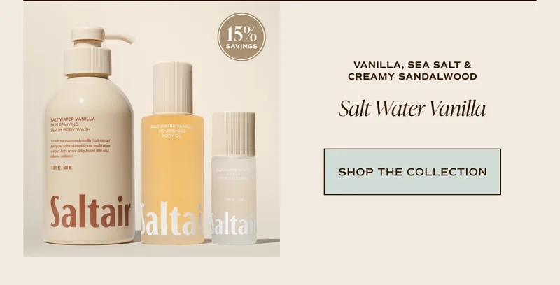 Salt Water Vanilla Essentials Set